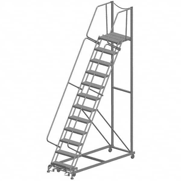 Ballymore - Rolling & Wall Mounted Ladders & Platforms Type: Rolling Warehouse Ladder Style: Rolling Safety Ladder - Caliber Tooling