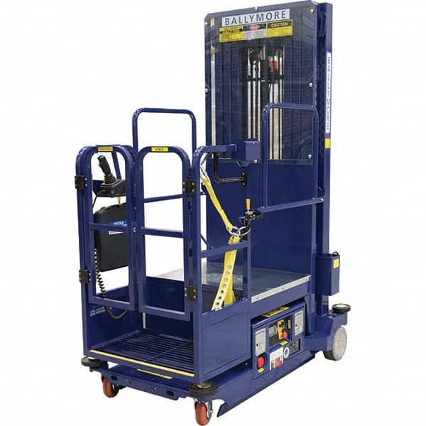 Ballymore - Battery Operated Lifts Type: Power Stocker Lift Load Capacity (Lb.): 650 - Caliber Tooling