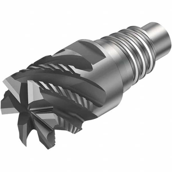 Sandvik Coromant - Square End Mill Heads Mill Diameter (Inch): 1 Mill Diameter (Decimal Inch): 1.0000 - Caliber Tooling