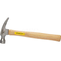 Nail & Framing Hammers; Claw Style: Curved; Head Weight Range: 16 oz. - 20 oz.; Overall Length Range: 12″ - 17.9″; Handle Material: Wood; Face Surface: Smooth; Head Weight (oz.): 16.00; Overall Length (Inch): 13-1/8; Head Material: Carbon Steel; Tool Styl