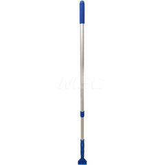 Mop Handles; For Use With: PRMM0002; PRMM0001; PRMH49BG; PRMH85BG; Connection Type: Quick Connect; Handle Type: Snap Bar; Handle Length (Inch): 64; Handle Material: Aluminum; Handle Style: Yes; Color: Silver; Blue; Connector Material: Plastic; Swivel: Yes