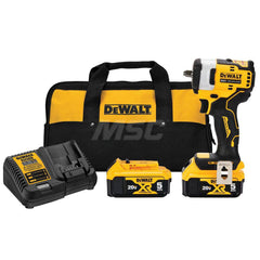 Cordless Impact Wrench: 20V, 3/8″ Drive, 3,150 BPM, 2,850 RPM 2 20V MAX Battery Included, Charger Included