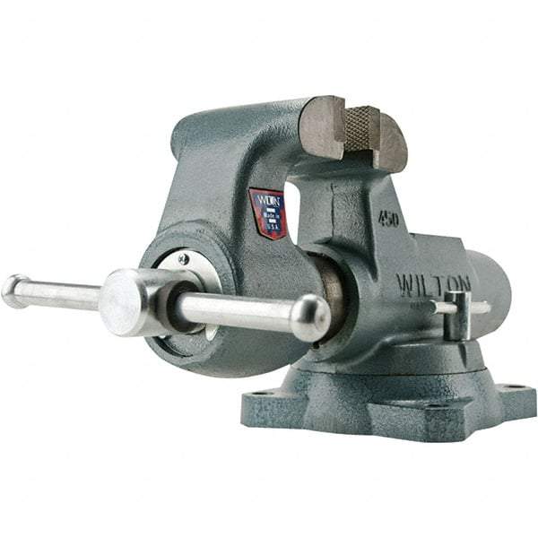 Wilton - Bench Vises Jaw Width (Inch): 6 Jaw Opening Capacity (Inch): 10 - Caliber Tooling