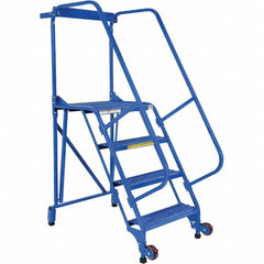 Vestil - 70" High 350 Lb Capacity 4 Step Ladder - Caliber Tooling