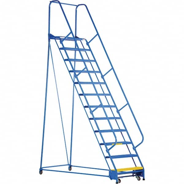 Vestil - 156" High 350 Lb Capacity 12 Step Ladder - Caliber Tooling