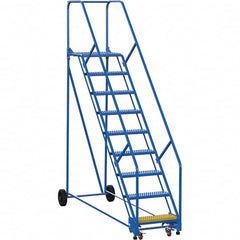 Vestil - 120" High 350 Lb Capacity 9 Step Ladder - Caliber Tooling