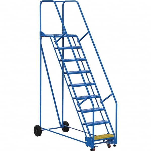 Vestil - 120" High 350 Lb Capacity 9 Step Ladder - Caliber Tooling