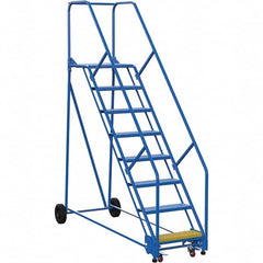 Vestil - 110" High 350 Lb Capacity 8 Step Ladder - Caliber Tooling