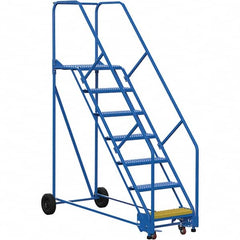 Vestil - 100" High 350 Lb Capacity 7 Step Ladder - Caliber Tooling