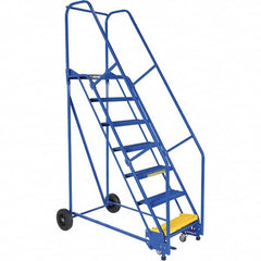 Vestil - 100" High 350 Lb Capacity 7 Step Ladder - Caliber Tooling