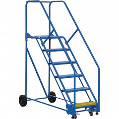 Vestil - 90" High 350 Lb Capacity 6 Step Ladder - Caliber Tooling