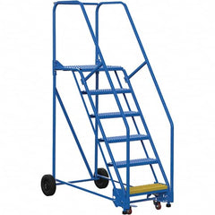 Vestil - 90" High 350 Lb Capacity 6 Step Ladder - Caliber Tooling