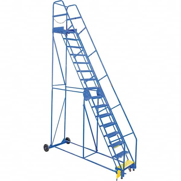 Vestil - 196" High 350 Lb Capacity 16 Step Ladder - Caliber Tooling