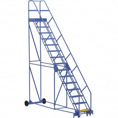 Vestil - 186" High 350 Lb Capacity 15 Step Ladder - Caliber Tooling