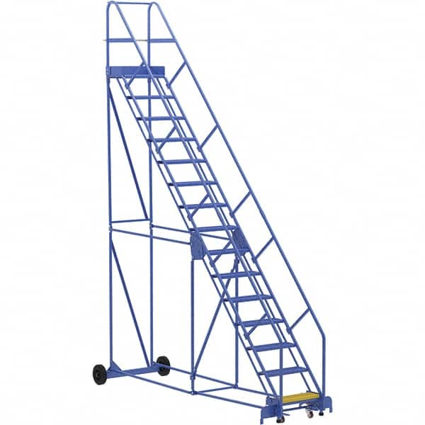 Vestil - 186" High 350 Lb Capacity 15 Step Ladder - Caliber Tooling