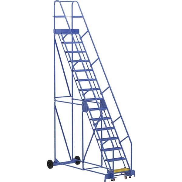 Vestil - 186" High 350 Lb Capacity 15 Step Ladder - Caliber Tooling