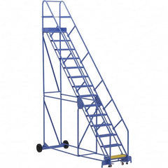 Vestil - 176" High 350 Lb Capacity 14 Step Ladder - Caliber Tooling