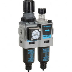 Wilkerson - Filter, Regulator & Lubricator (FRL) Units Configuration: 2 Pc. Filter/Regulator-Lubricator Body Type: Miniature - Caliber Tooling