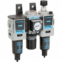 Wilkerson - Filter, Regulator & Lubricator (FRL) Units Configuration: 3 Pc. Filter-Regulator-Lubricator Body Type: Miniature - Caliber Tooling