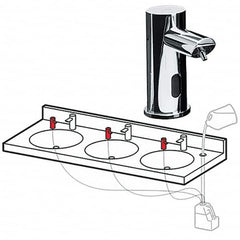 ASI-American Specialties, Inc. - Soap, Lotion & Hand Sanitizer Dispensers Type: Remote Control Mounting Style: Hand Pump - Caliber Tooling