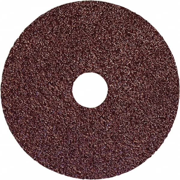 Weiler - 4-1/2" Diam 7/8" Hole 36 Grit Fiber Disc - Medium Grade, Aluminum Oxide, 11,000 Max RPM - Caliber Tooling