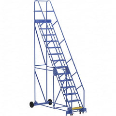 Vestil - 176" High 350 Lb Capacity 14 Step Ladder - Caliber Tooling