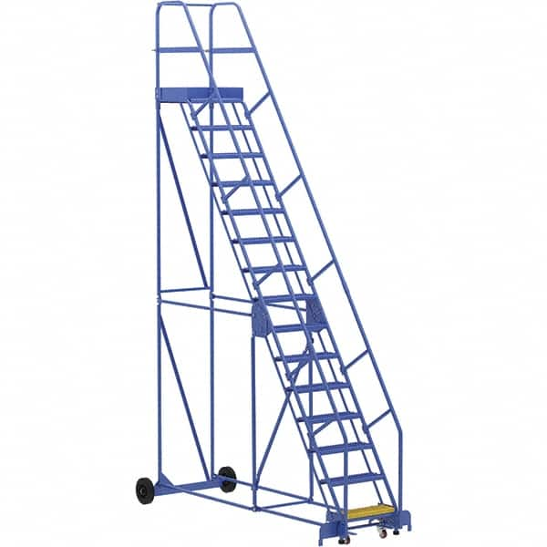 Vestil - 186" High 350 Lb Capacity 15 Step Ladder - Caliber Tooling