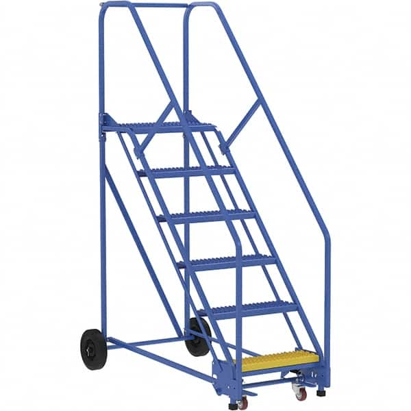 Vestil - 90" High 350 Lb Capacity 6 Step Ladder - Caliber Tooling