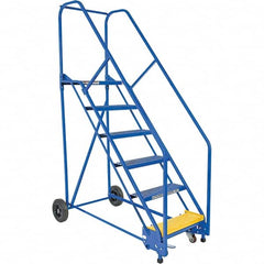 Vestil - 90" High 350 Lb Capacity 6 Step Ladder - Caliber Tooling