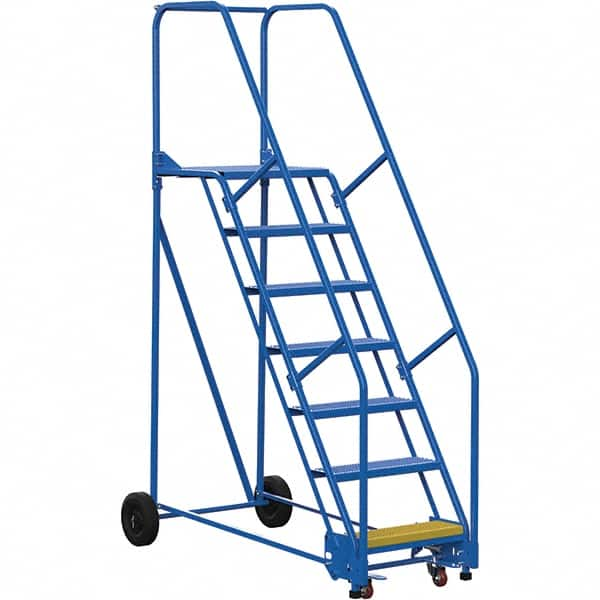 Vestil - 100" High 350 Lb Capacity 7 Step Ladder - Caliber Tooling