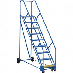 Vestil - 120" High 350 Lb Capacity 9 Step Ladder - Caliber Tooling