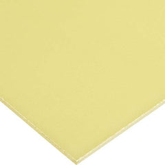 USA Sealing - 2' x 1" x 1/4" Yellow Garolite Rectangular Bar - Caliber Tooling