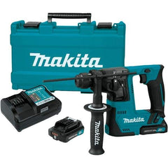 Makita - 12 Volt 9/16" Keyless Chuck Cordless Hammer Drill - 0 to 4,900 BPM, 0 to 850 RPM, Reversible - Caliber Tooling