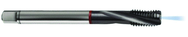 M20x2.5 6HX 4-Flute PM Cobalt Red Ring Semi-Bottoming 15 degree Spiral Flute Tap-TiCN - Caliber Tooling