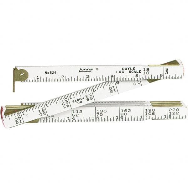 Lufkin - Folding Rules Overall Length (Feet): 4.00 Graduation (Inch): 1/16 - Caliber Tooling