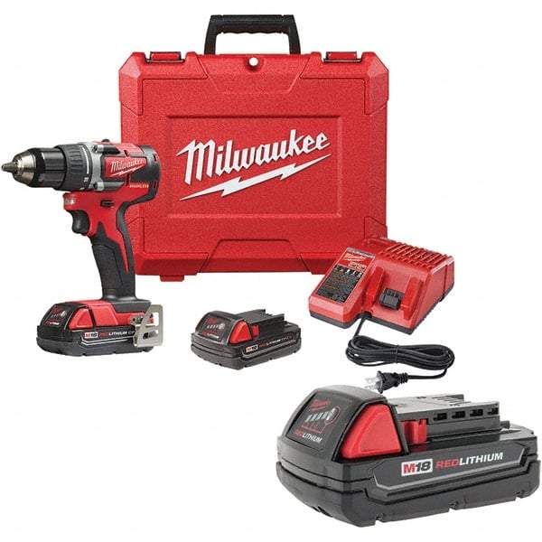 Milwaukee Tool - Cordless Drills Battery Voltage: 18 Battery Chemistry: Lithium-Ion - Caliber Tooling