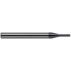 Harvey Tool - 3/32" Cut Diam, 1/8" Shank Diam, Solid Carbide Double Cut Square Burr - Exact Industrial Supply