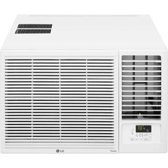 LG Electronics - 12,000/9,800 & 17,500/18,000 BTU 7.8/7.3 & 15/16 Amp EER 11.2 Window Air Conditioner with Electric Heat - Exact Industrial Supply