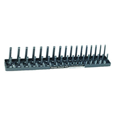 Metric Sized Socket Tray - 3/8″ Drive - Gray - Caliber Tooling