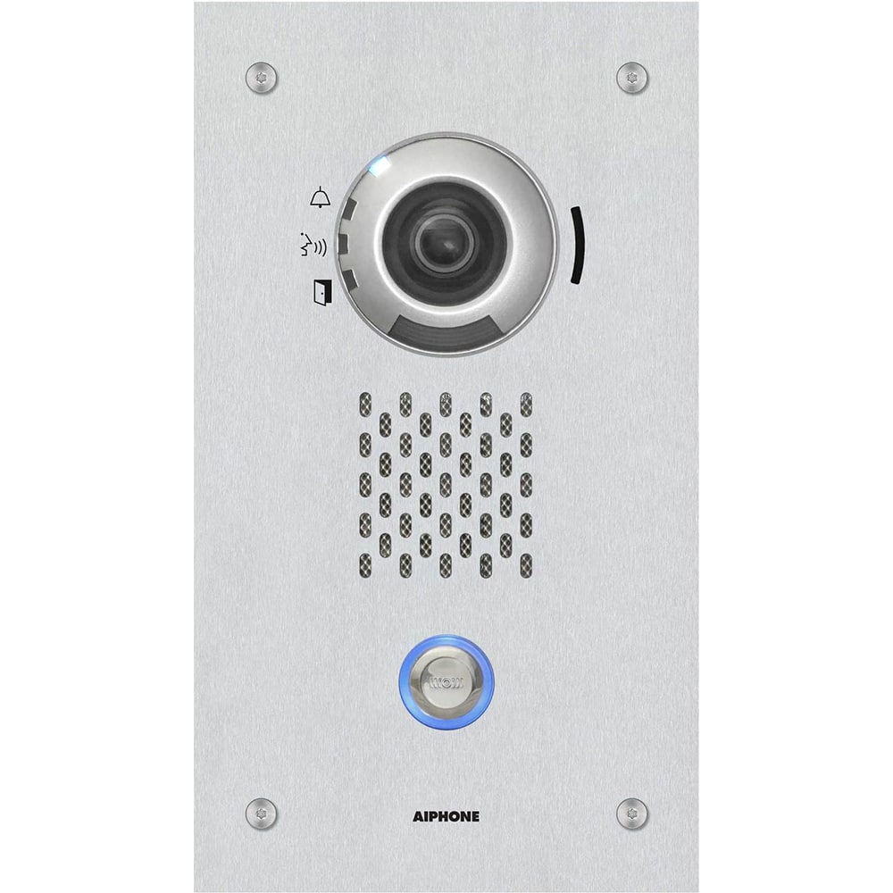 Aiphone - Intercoms & Call Boxes; Intercom Type: Video Door Station ; Connection Type: Corded ; Number of Channels: 1 ; Number of Stations: 1 ; Height (Decimal Inch): 10.437500 ; Width (Decimal Inch): 5.8750 - Exact Industrial Supply