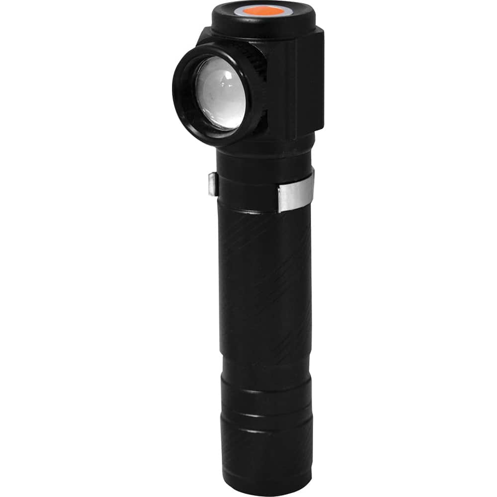 GoGreen Power - Flashlights; Type: Industrial/Tactical ; Bulb Type: LED ; Battery Size: Integrated ; Rechargeable: Rechargeable ; Body Color: Black ; Complete Light Output (Lumens): 500 - Exact Industrial Supply