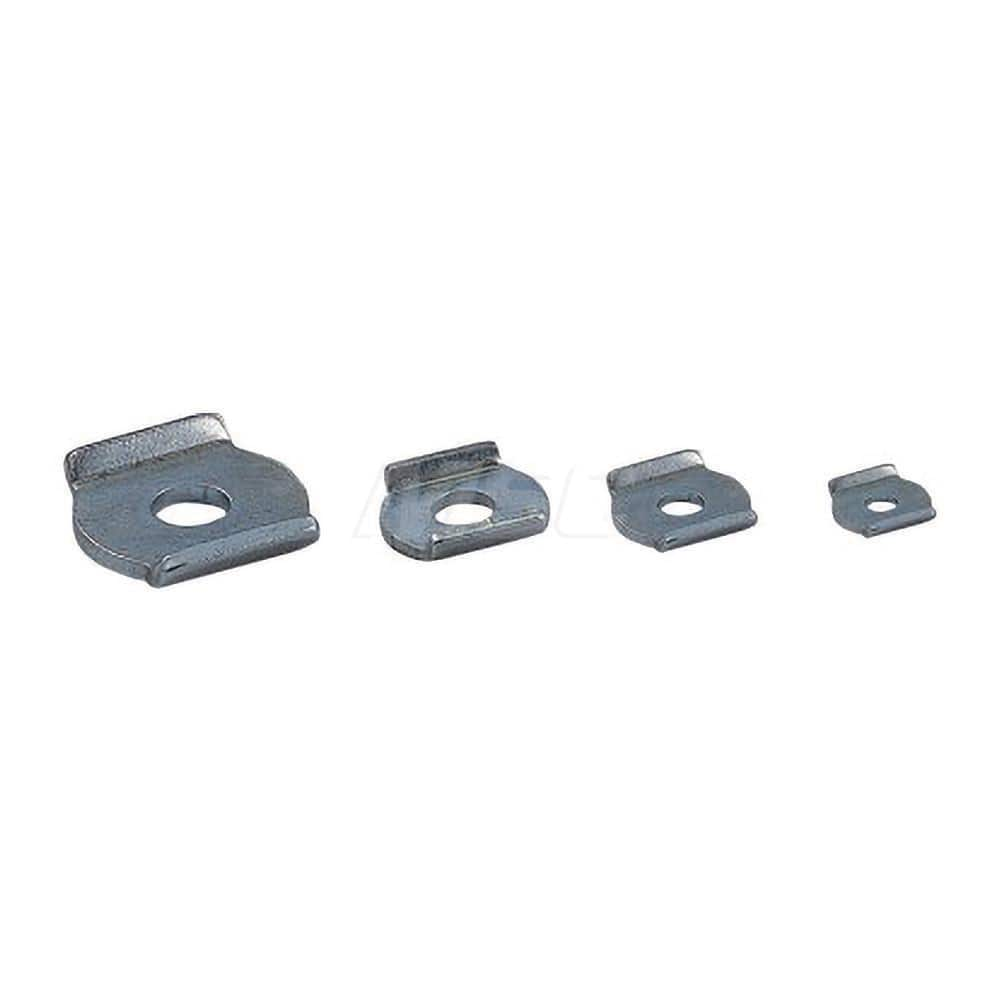 Clamp Spindle Retainers & Flanged Washers; Overall Width (Decimal Inch - 4 Decimals): 0.3700; Material: Carbon Steel; Material: Carbon Steel; Hole Diameter (Decimal Inch): 0.1650; Hole Diameter (mm): 0.1650; Hole Diameter: 0.1650; Finish/Coating: Zinc Pla