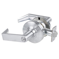 Lever Locksets; Door Thickness: 1 3/8 - 1 3/4; Key Type: Keyless; Back Set: 2-3/4; For Use With: Commerical installation; Finish/Coating: Satin Chrome; Material: Brass; Material: Brass; Door Thickness: 1 3/8 - 1 3/4; Lockset Grade: Grade 2; Cylinder Type: