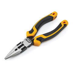 GEARWRENCH - Long Nose Pliers; Type: Long Nose Pliers ; Head Style: Straight ; Jaw Length (Inch): 2.0 ; Jaw Width (Inch): 0.7 ; Jaw Type: Long Nose ; SideCutting: NonSide Cutting - Exact Industrial Supply