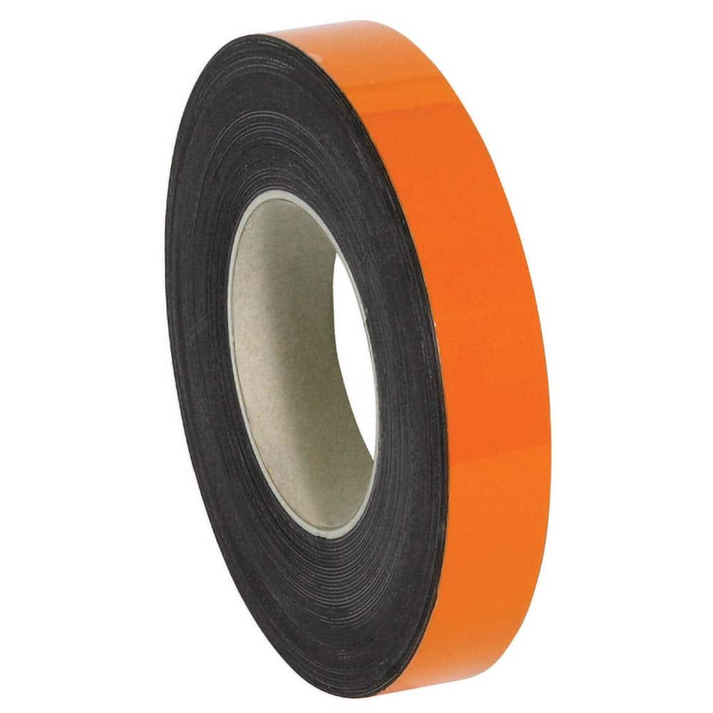 Warehouse Labels, Magnetic Rolls, 1″ x 100', Orange, 1/Case