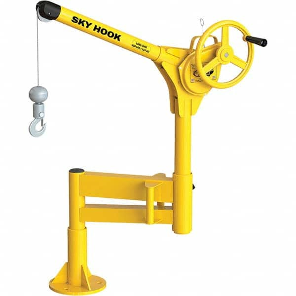 Sky Hook - 500 Lb Steel Lifting Hook Crane - Caliber Tooling