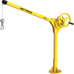 Sky Hook - 500 Lb Steel Lifting Hook Crane - Caliber Tooling