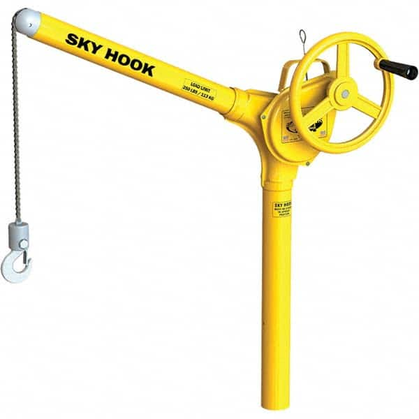 Sky Hook - 250 Lb Steel Lifting Hook Crane - Caliber Tooling