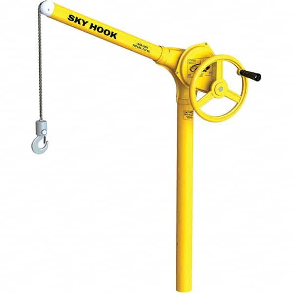 Sky Hook - 500 Lb Steel Lifting Hook Crane - Caliber Tooling