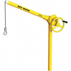 Sky Hook - 500 Lb Steel Lifting Hook Crane - Caliber Tooling